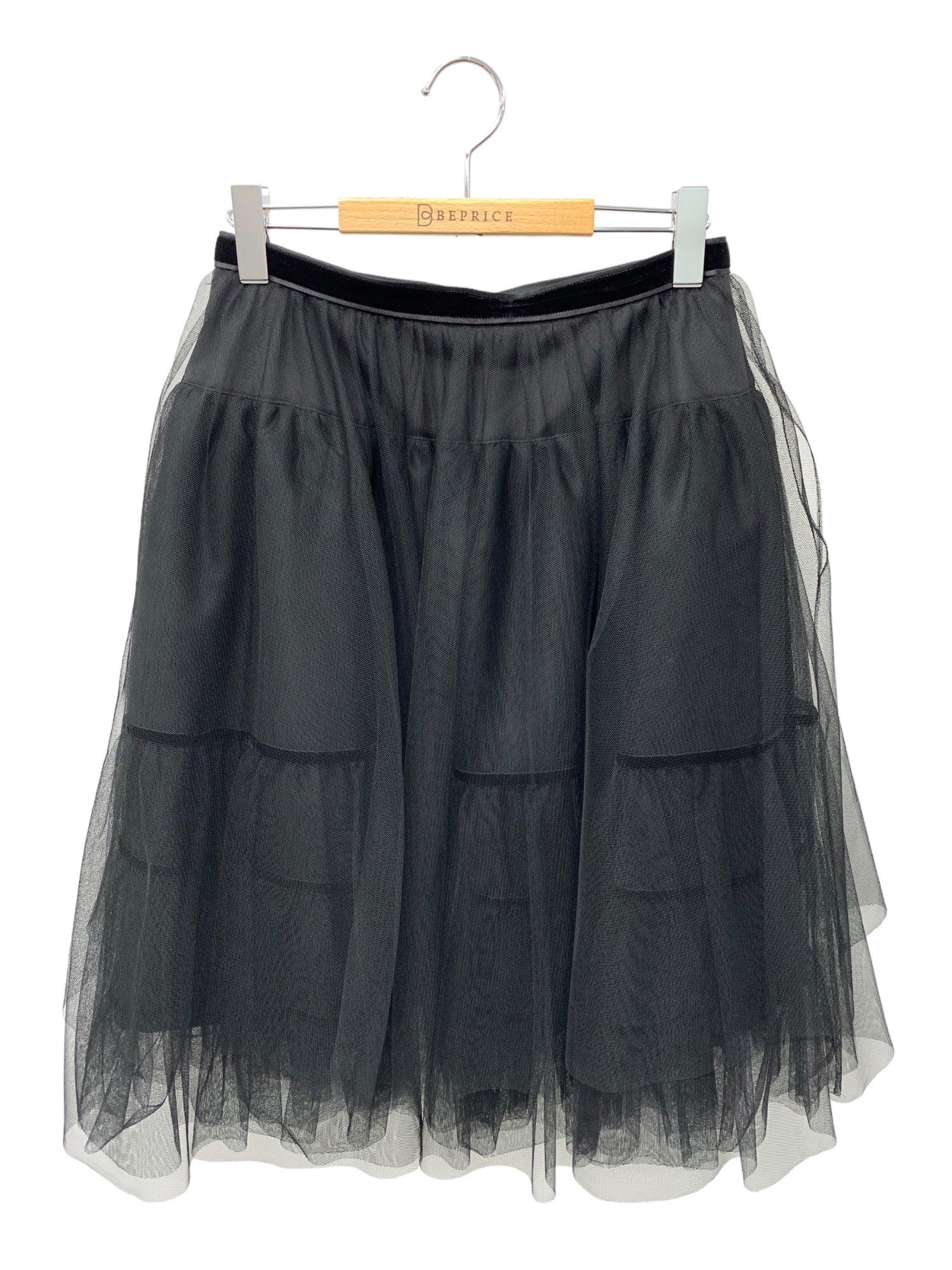 フォクシーブティック Skirt 37638 40 ブラック チュール フレア レイヤード スカート | 中古ブランド品・古着通販ビープライス