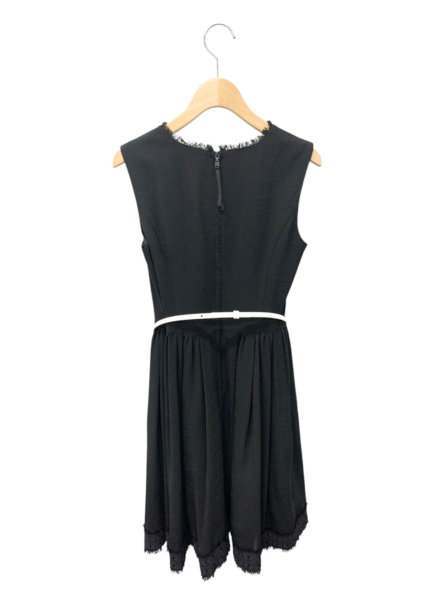 デイジーリン ベルト付き Dress Elegant Audrey 06039 ワンピース 38 ブラック ITWGHKLGRZKG