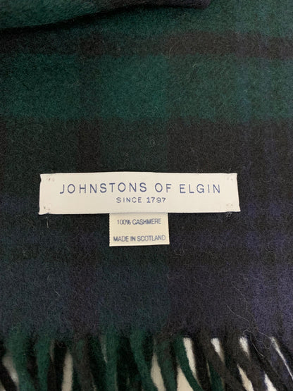 ジョンストンズ ストール ネイビー カシミヤ 大判 ITMAERIPA8LE