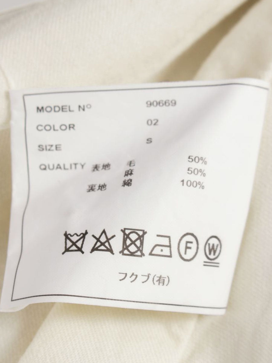 ヤエカ WRITE 90669 スカート S ベージュ リネン IT5FLOK5QITP