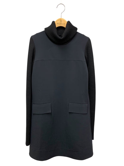 フォクシーニューヨーク 34652 ワンピース 38 ネイビー タートルネック ニット ITAVHR20SD20