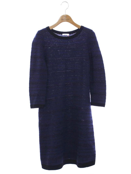 トゥービーシック W5J70-292-29 ワンピース 40 ネイビー ニット ITQVUC4SG6YS 【SALE】