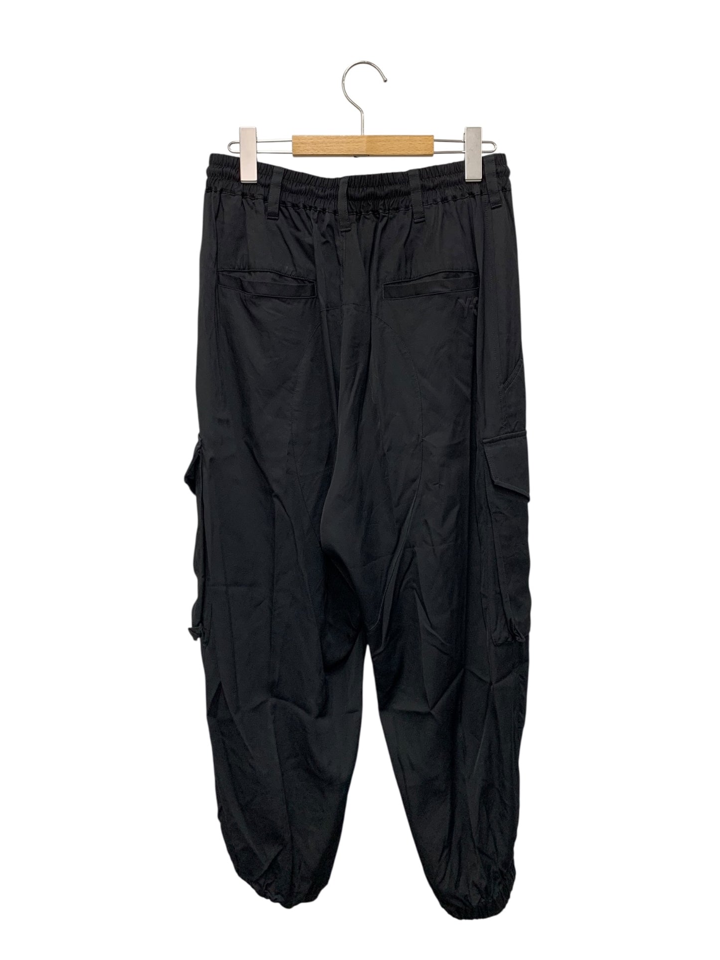 ワイスリー RAYON TWILL PANTS JN4872 カーゴパンツ S ブラック ITXRX70N2T5F