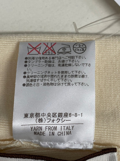 フォクシーブティック カーディガン アッパースタンダードスーパーグレースウール 34838 38 アイボリー ITIB874G1M78