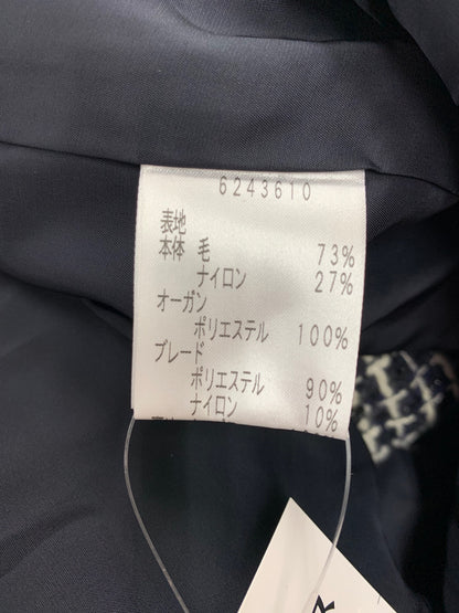ルネ 6243610 コート 36 ブラック ツイード IT892UMZ0RTS