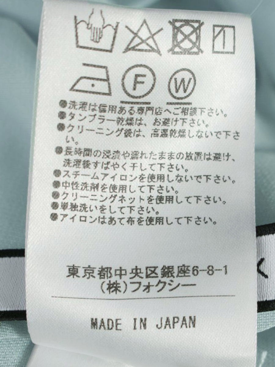 フォクシーニューヨーク 2way モッズドレス 40533 ワンピース 40 ブルー IT5CPR67J724