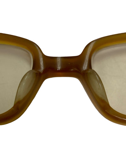 白山眼鏡店 メガネ キャメル スクエア IT1THD9CL3HS