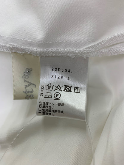 チェスティ トップス 1 ホワイト 襟 フリル IT38QPXS4QXI
