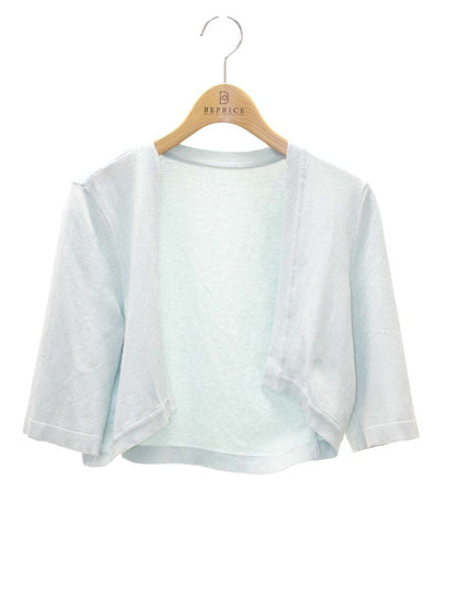 フォクシーブティック  Bolero Nice 34739 カーディガン 40 ブルー ボレロ ITBYEPLSIPR4