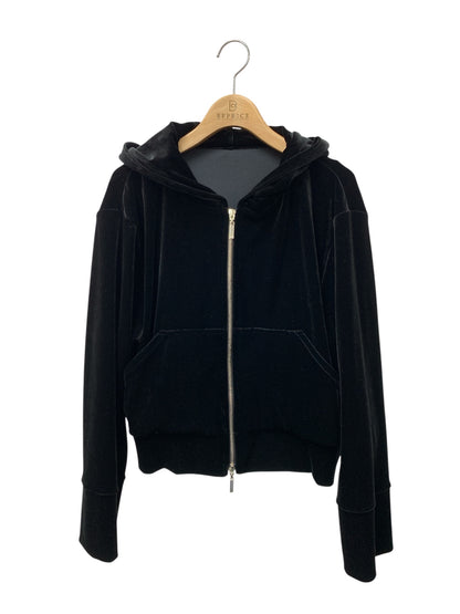 デイジーリン LUXURY PARKA 07290 パーカー F ブラック ベロア ITY199PTIJRG