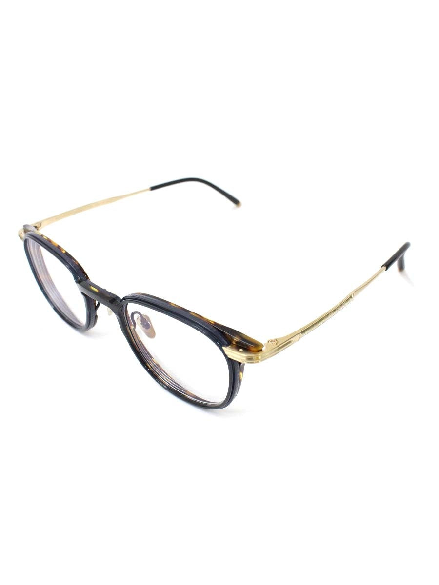 マスナガ AVIOR メガネ ネイビー ゴールド コンビフレーム ボストン べっ甲柄 bykenzo takada IT62HHK0HX6B