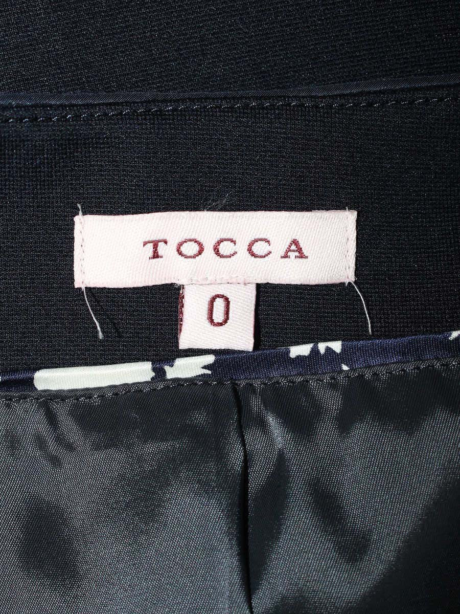 トッカ JKTOGA0100 ジャケット 0 ネイビー ノーカラー リボン ITUC0GRX4114