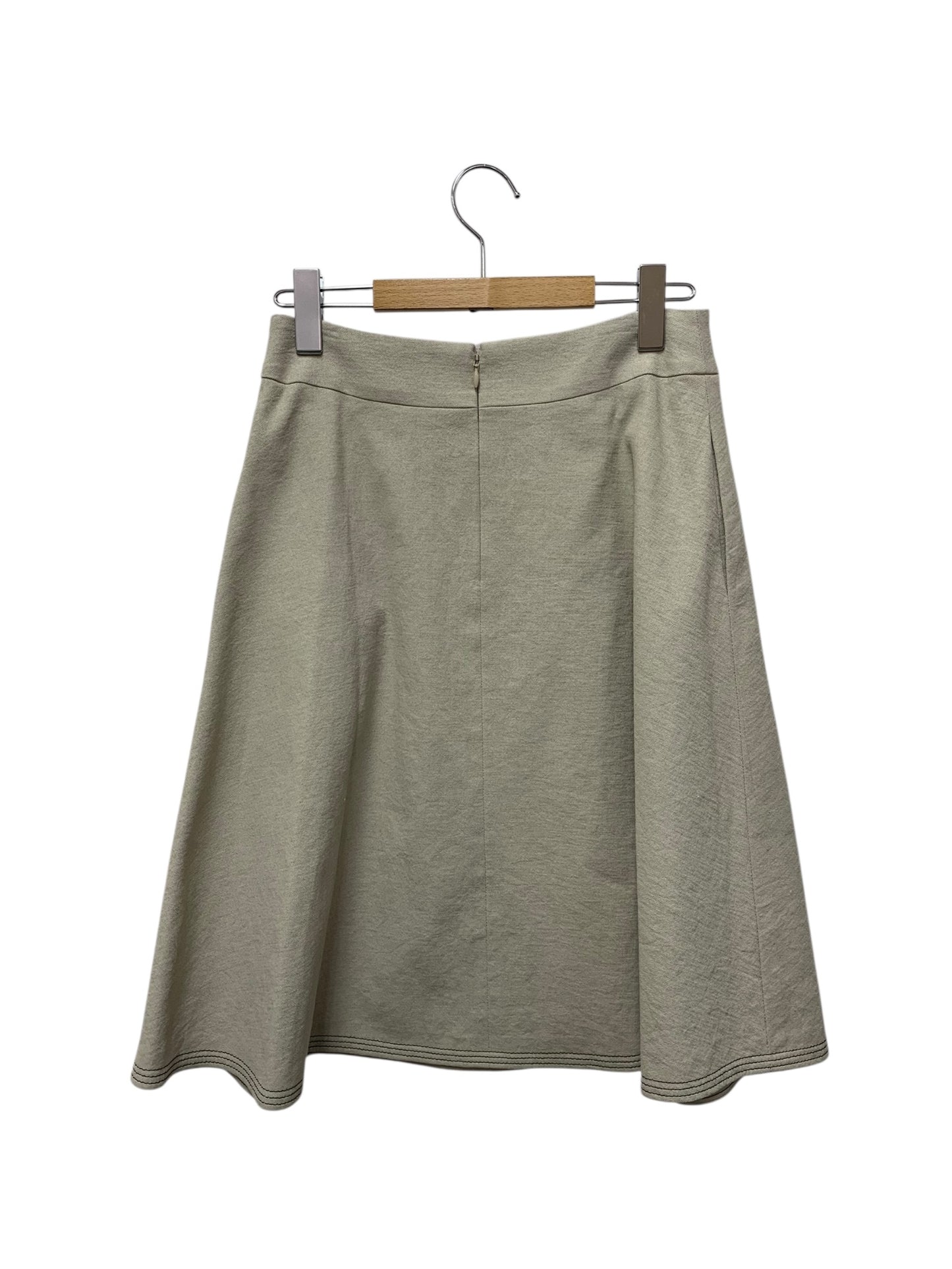 エムズグレイシー 914313 917332 セットアップ 38 ベージュ ジャケット スカート リネン混 ITG42PZMC5LC