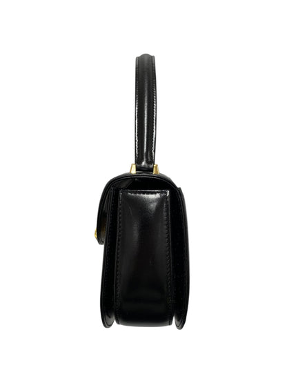 和光 ハンドバッグ ブラック レザー IT6W1BKJP8KK