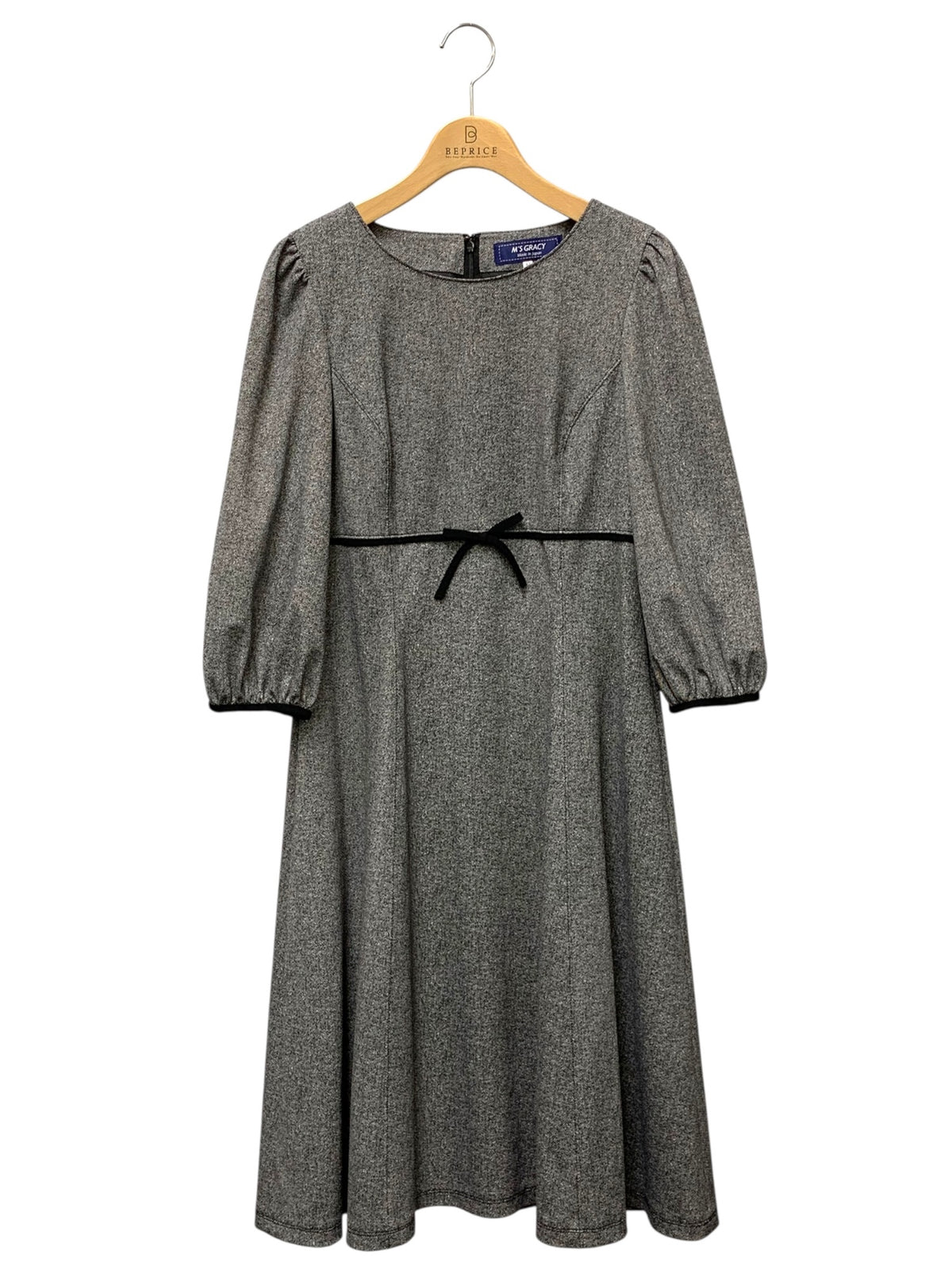 エムズグレイシー Comfortable High Waist Onepiece 011121 ワンピース 42 グレー ITTGH5J219JM