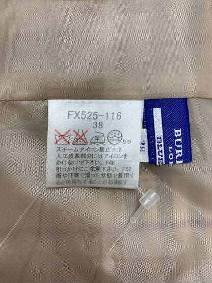 バーバリーブルーレーベル FX525-116 スカート 38 ベージュ 巻き チェック柄 ITZ13GR8ZOCG