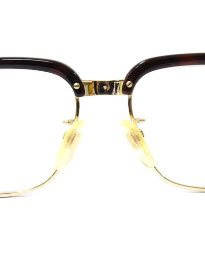エンパイアユニーク 1650 メガネ 眼鏡 ブラウン/ゴールド コンビフレーム フルリム ボストン IT19JUXCU13W
