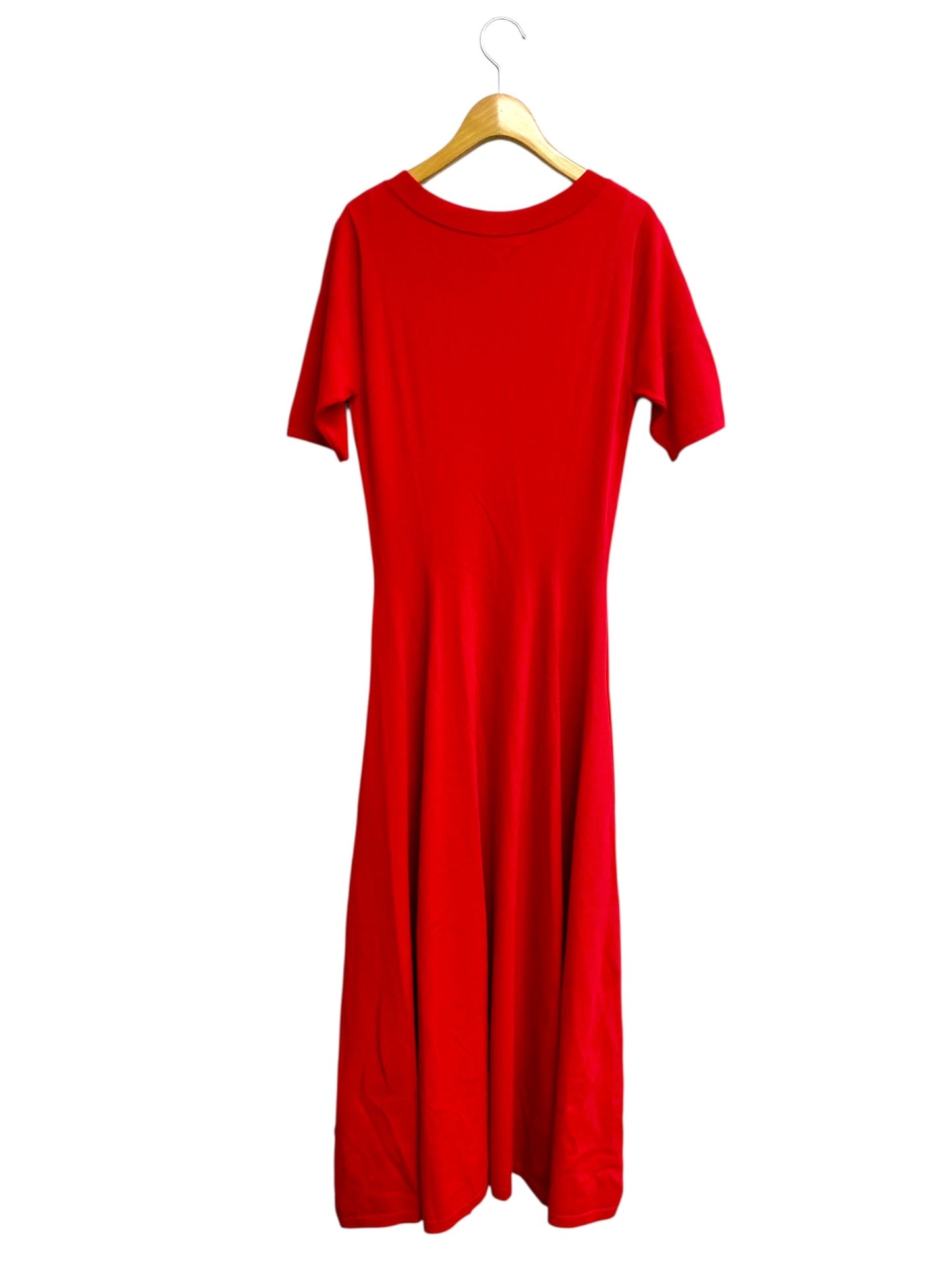 ジェンヌ 美ラインニットワンピース gfa24ss-op01 L レッド IT0X8PSZNPWJ 【SALE】
