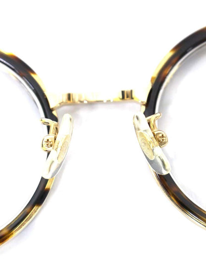 ファクトリー900 RF051 メガネ ブラウン コンビフレーム フルリム ラウンド（丸メガネ） ITSKDFDBK6TE