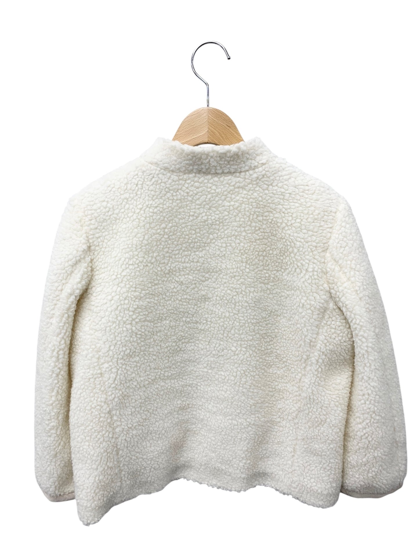 フォーティーナインアベニュー 314151124 ブルゾン 38 ホワイト ボアノーカラーブルゾン IT0C58UA7588