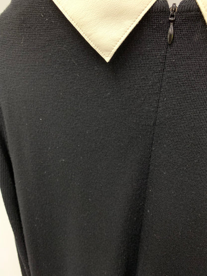 フォクシーブティック Knit Dress Jasmine White 34705 ワンピース 40 ブラック ITI1HQSVV61I
