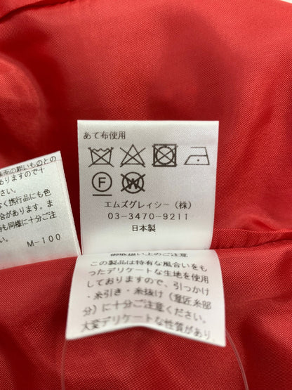エムズグレイシー 414110 ジャケット 38 レッド リボン IT8M8DEUZHU8