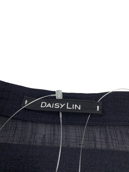 デイジーリン Blouse Sheer Puff Puff 06663 ブラウス 38 ネイビー ITTT2RWCYWQ2