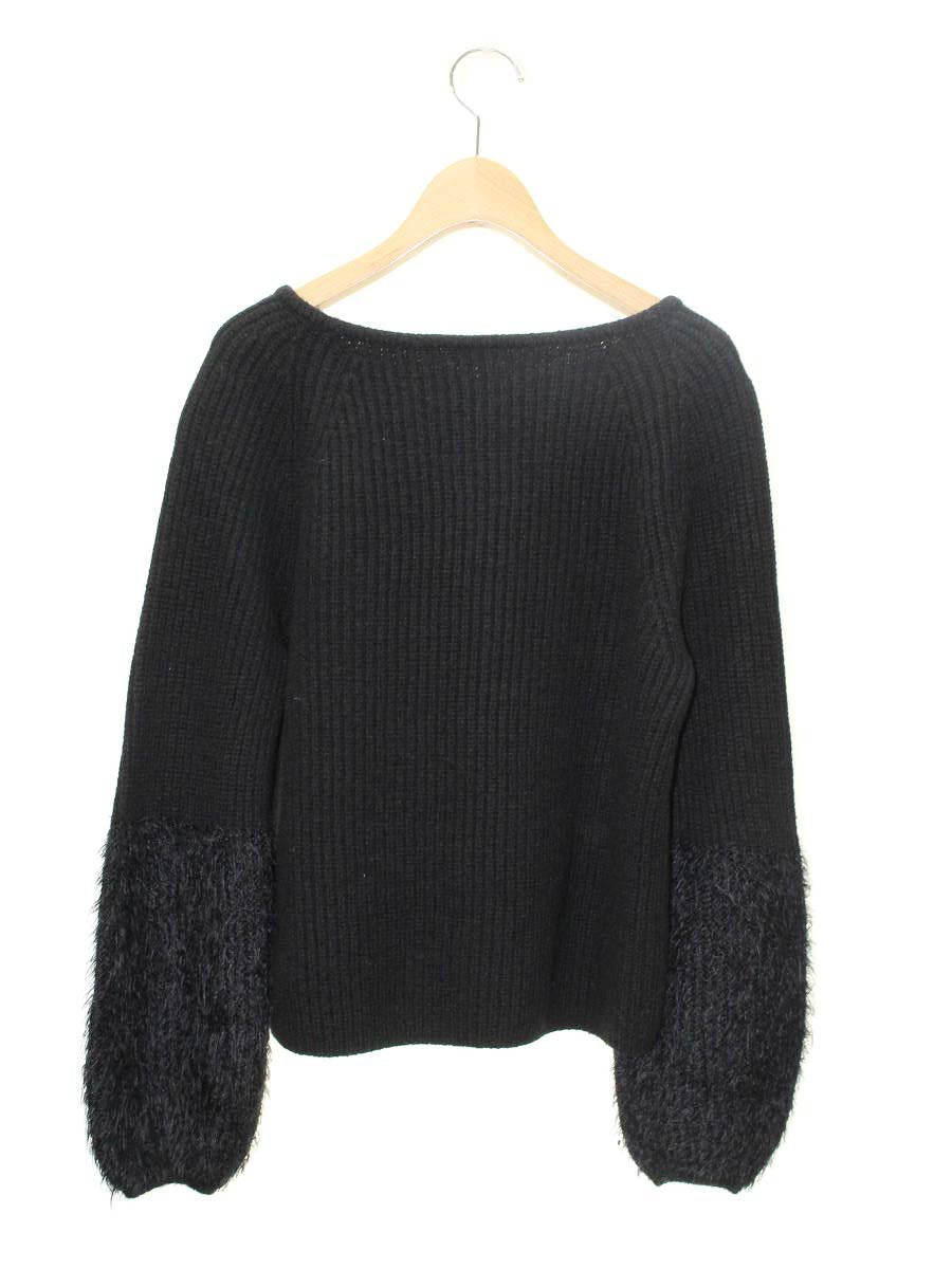 エリザ 27520401 ニット 2 ブラック フリンジ ITPYI0A9S1S0