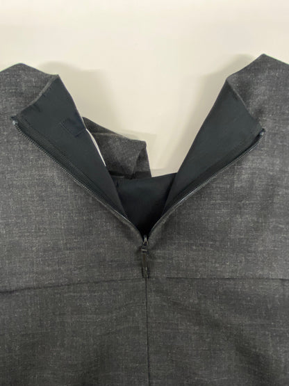 ルネ 5726010 ワンピース 38 チャコール 肩リボンモチーフ ITFZCUG58RBW