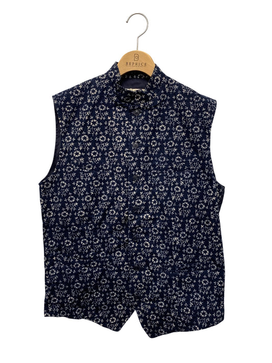 コムデギャルソン robe de chambre RV-080070 ジレ ネイビー 小花柄 フェルト生地 ITYMSL8WFK3K 【SALE】