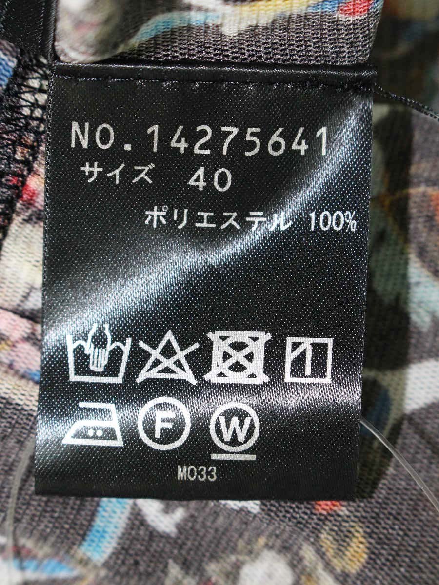 ヴィヴィアンタム 14275641 ワンピース 40 ブラック フラワープリント ITYJPR7M6T40