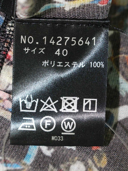 ヴィヴィアンタム 14275641 ワンピース 40 ブラック フラワープリント ITYJPR7M6T40
