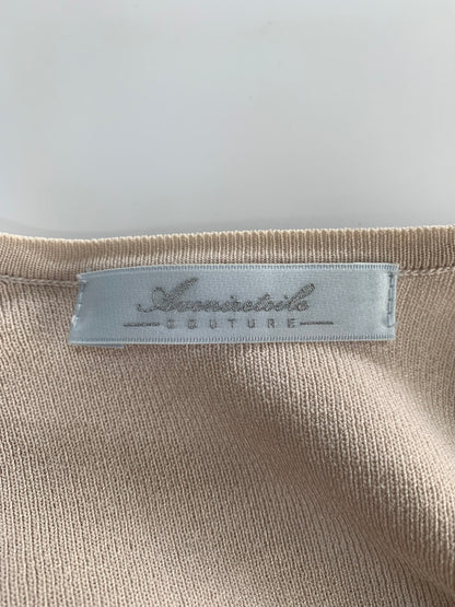 アベニールエトワール ニットボレロカーディガン R735-001・2 36 ベージュ ITTJFJF5I5IE