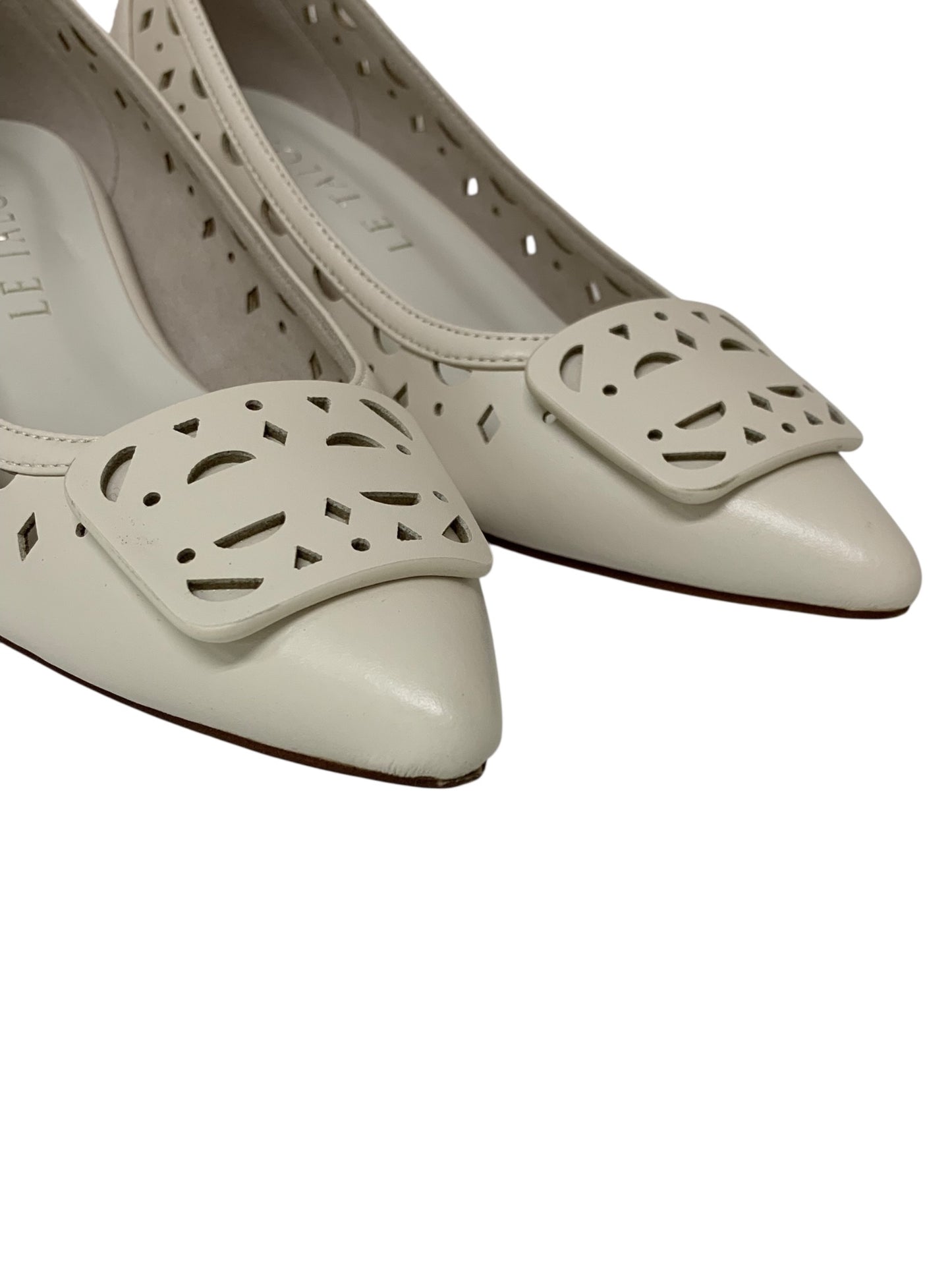 ルタロン POINTED CUTWORK ORNAMENT PUNPS パンプス 23 アイボリー ポインテッドトゥ カットワーク 5.5cm ITA12AT73PS8