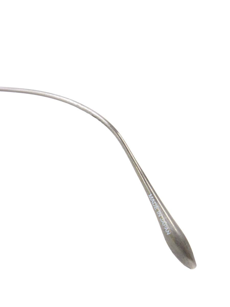 オーマイグラス東京 LS-1 メガネ シルバー Oh My Glasses TOKYO × less is_jp チタニウムフレーム フルリム ラウンド IT3P4Z94DLNU