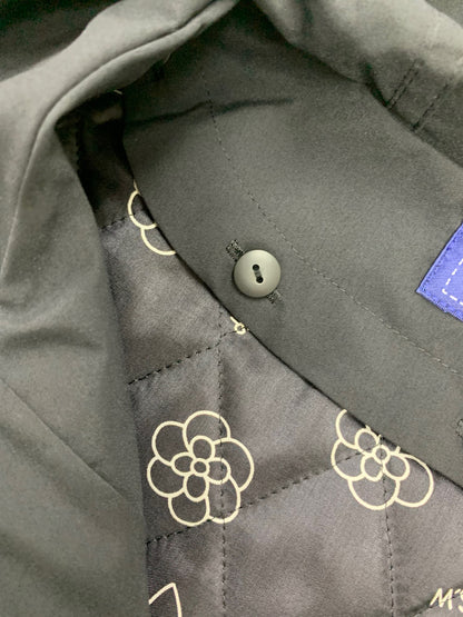 エムズグレイシー 219101 コート 40 ブラック フリル IT6IEM73SH6O