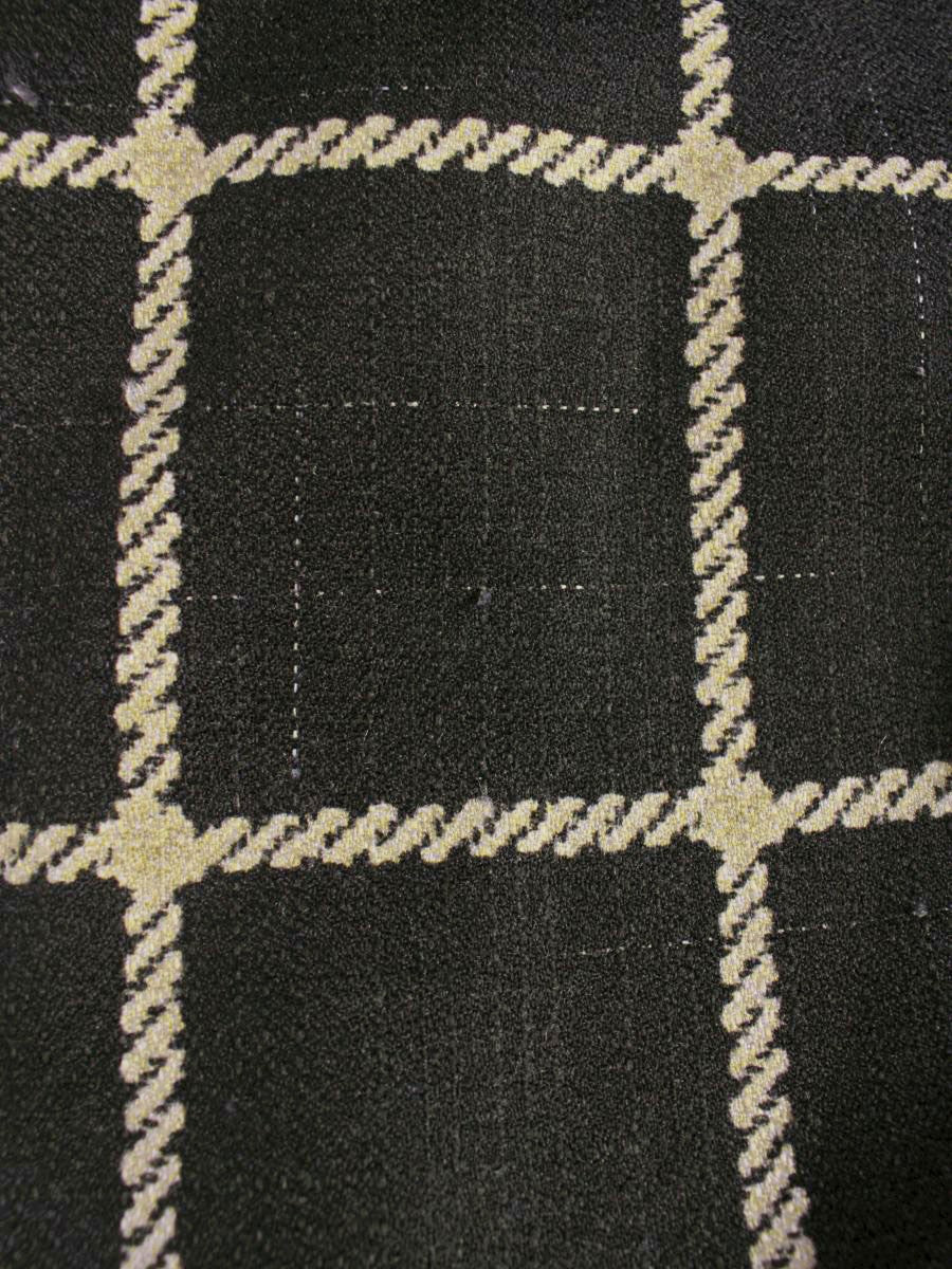 エムズグレイシー 010516 チュニック 40 ブラック チェックxデイジープリントチュニック ITXB6V7N9D5O