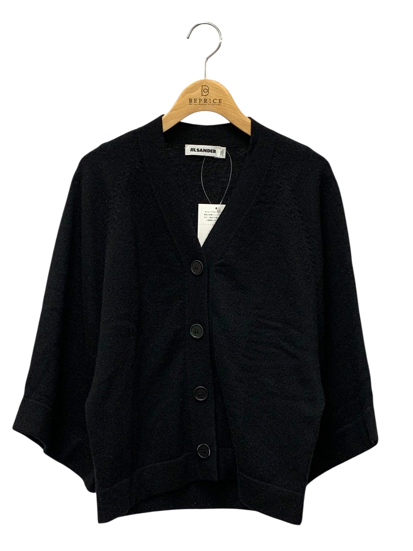 ジルサンダー トップス 34 ブラック カシミア100％ ITEW9JC0AECO 【SALE】