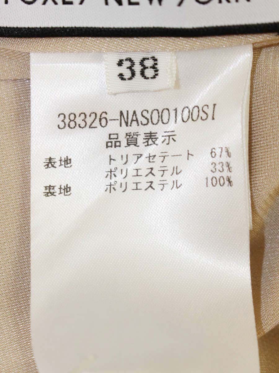 フォクシーニューヨーク バロンスカート 38326 38 ベージュ 2022年増産品 ITFYU28VJ45B