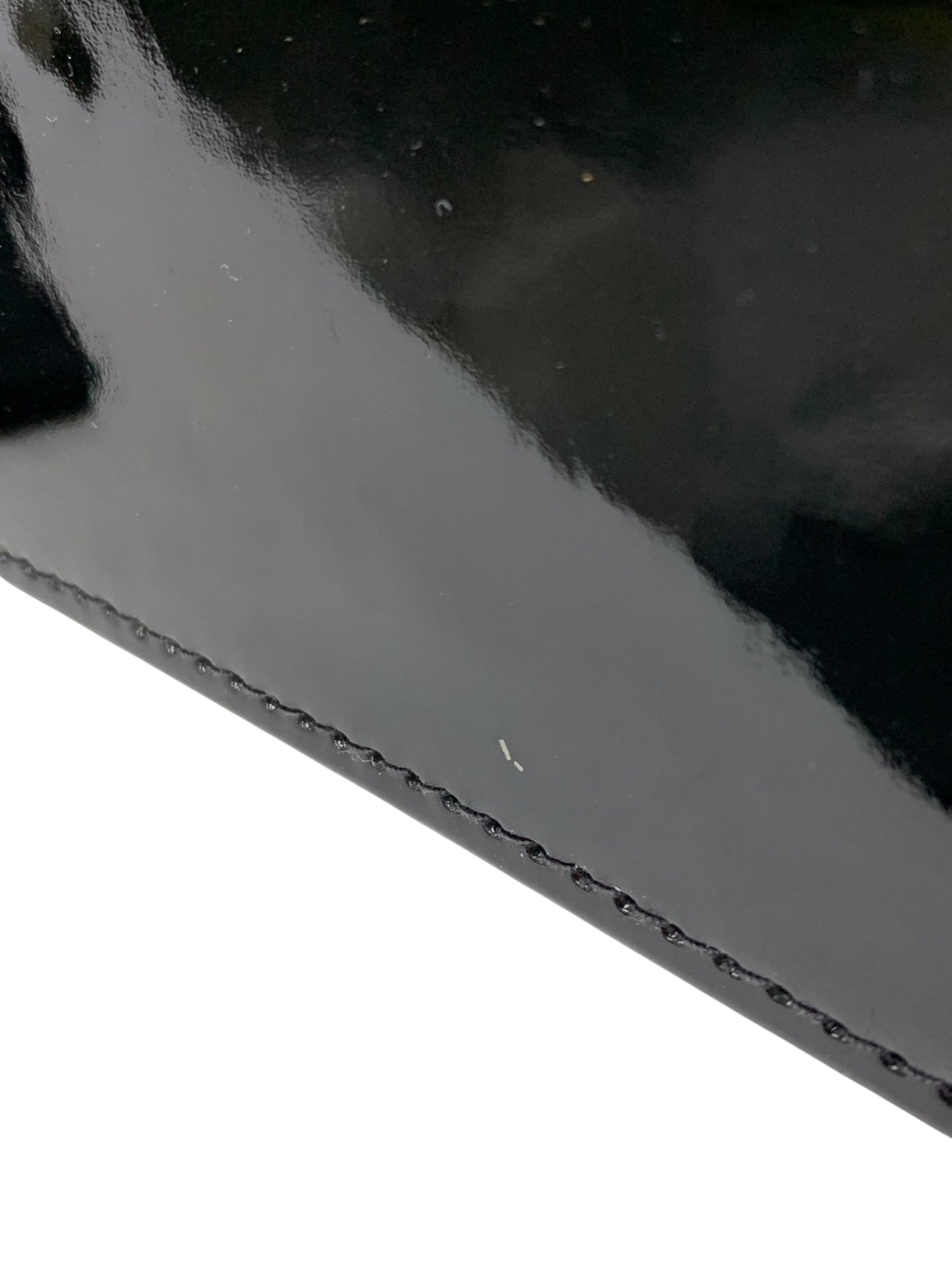 ロウナーロンドン ハンドバッグ ブラック エナメル ITYRXG3QDR1W