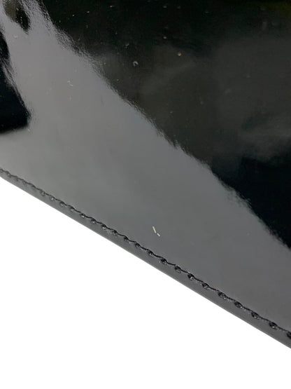 ロウナーロンドン ハンドバッグ ブラック エナメル ITYRXG3QDR1W