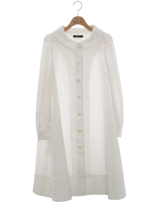 ルネ basic 5418030 スプリングコート 34 ホワイト ITBGQZ7E2VW4