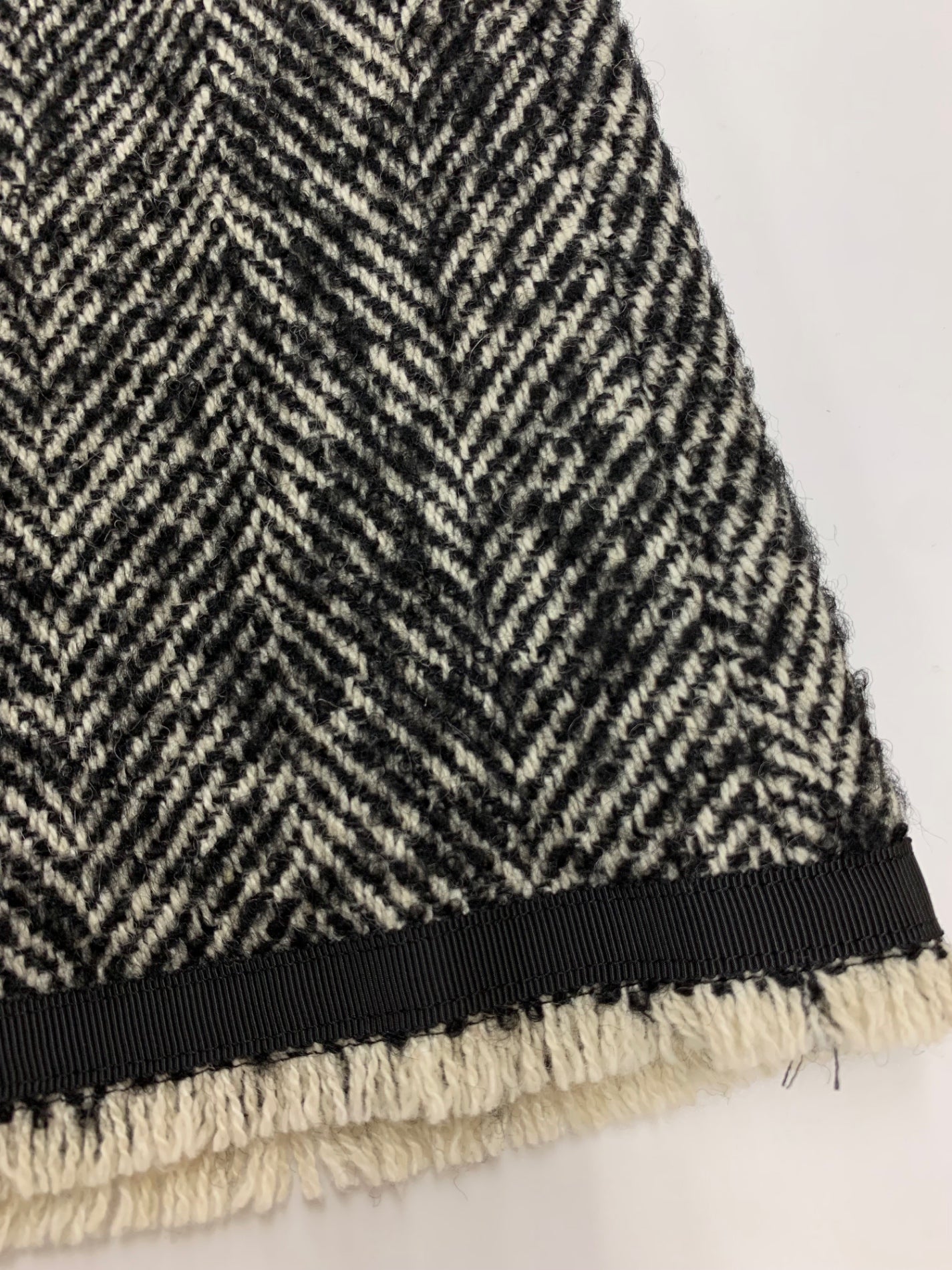 エムズグレイシー 417618 スカート 40 ブラック ツイード ウール ITJO9O741HN5