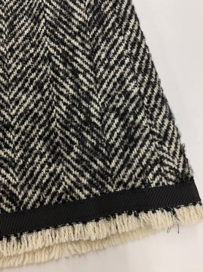 エムズグレイシー 417618 スカート 40 ブラック ツイード ウール ITJO9O741HN5