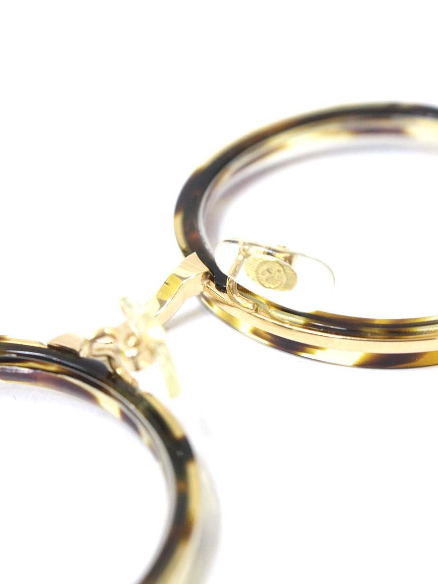 ファクトリー900 RF051 メガネ ブラウン コンビフレーム フルリム ラウンド（丸メガネ） ITSKDFDBK6TE