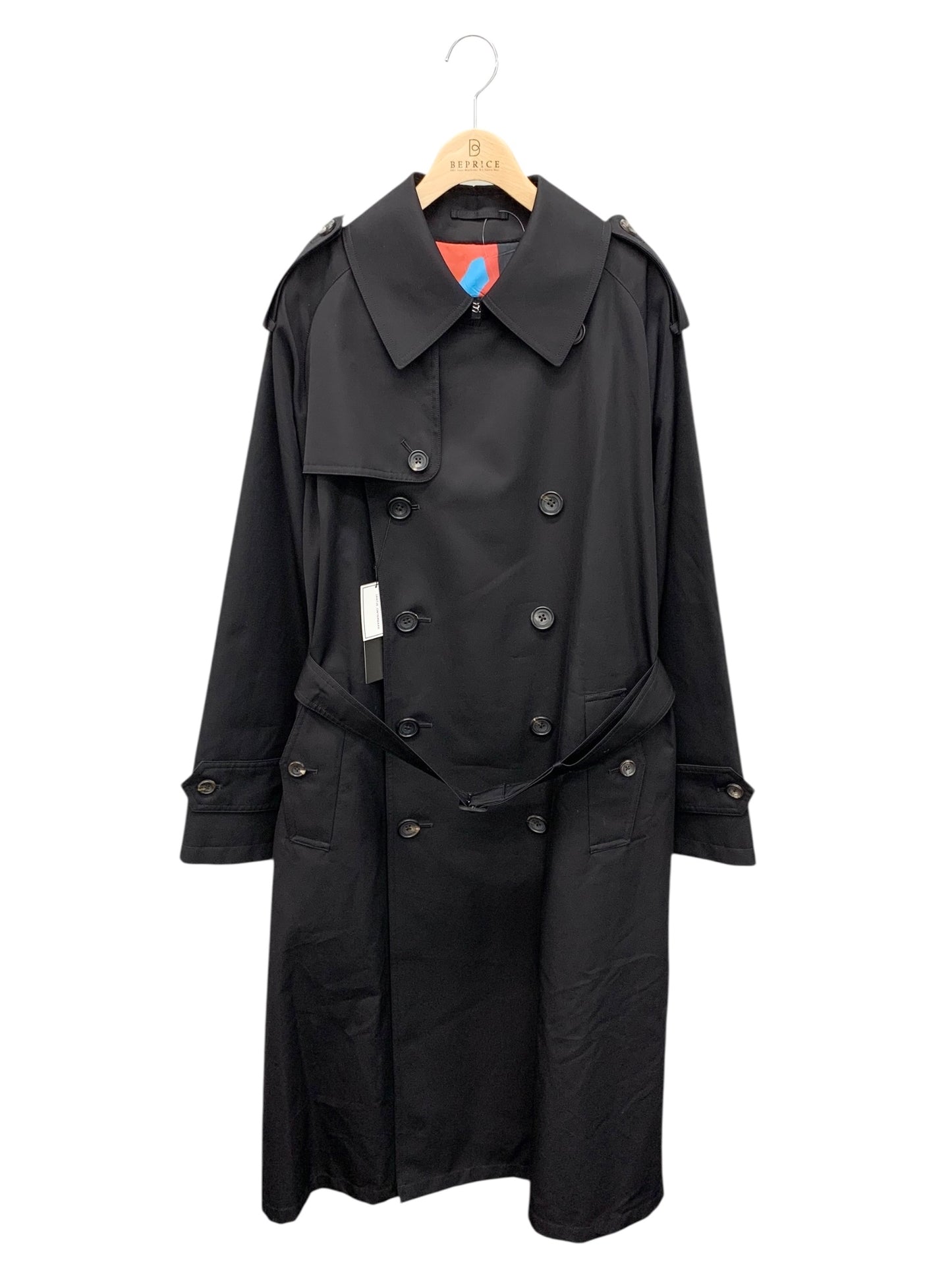 ヤンチェオンテンバール P1A73-152-09 トレンチコート L ブラック SANYO コラボ ITM26TTS5UV0