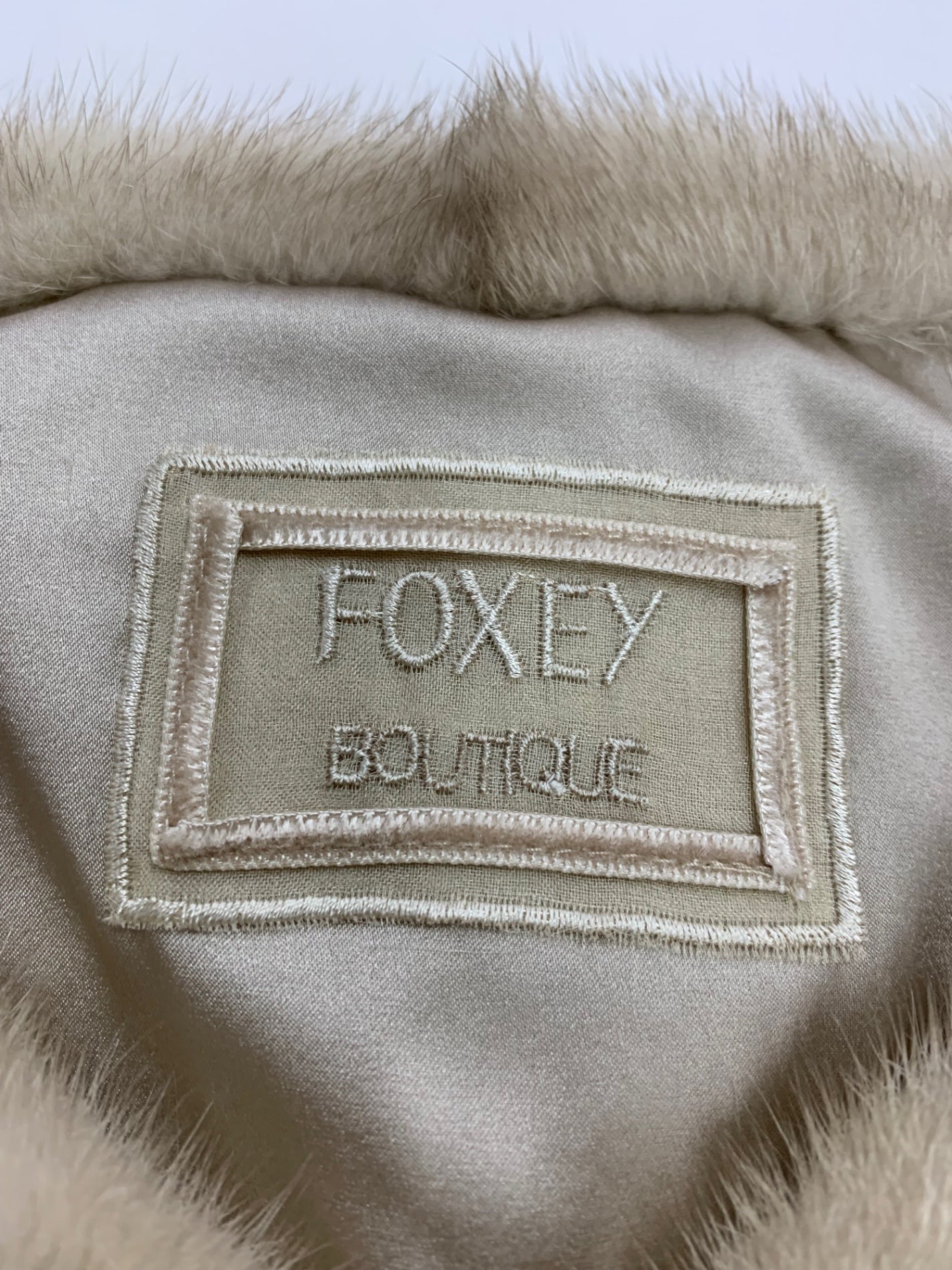 フォクシーブティック Fur Jacket SOUFFLE 37280 ジャケット 40 ベージュ カシミヤ ミンクファー ITO83Q4UNPWG