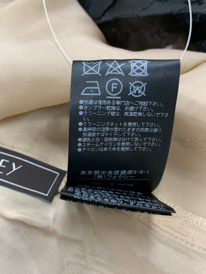 フォクシーブティック 37049 ワンピース 38 ブラック フラワー ギャザー ITZH8OSURM26