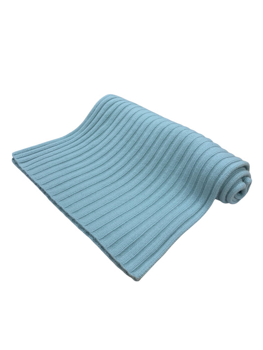 エブール ストール ブルー カシミア100％ ITZBHDAADXF4