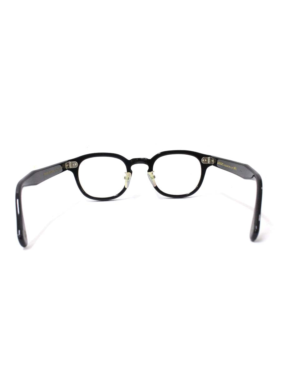 モスコット LEMTOSH メガネ ブラック/クリスタル セルフレーム フルリム ボストン ITDV1H2R5QCG